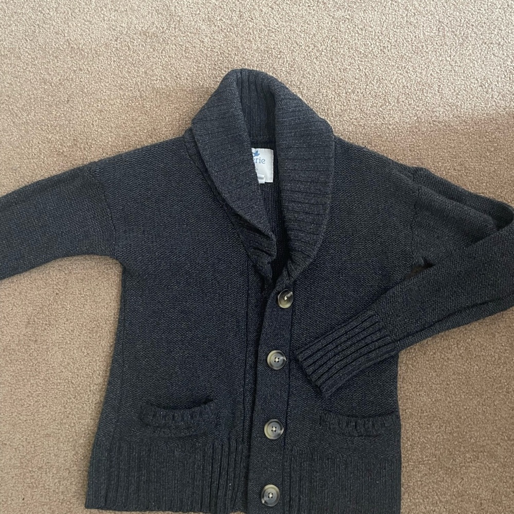 Aerie Dark Gray Cardigan Sweater